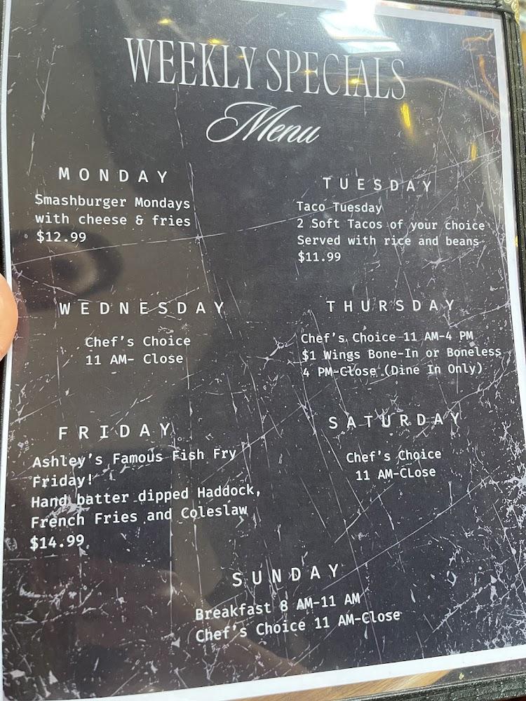 Ashley's of Rockledge Menu image 2