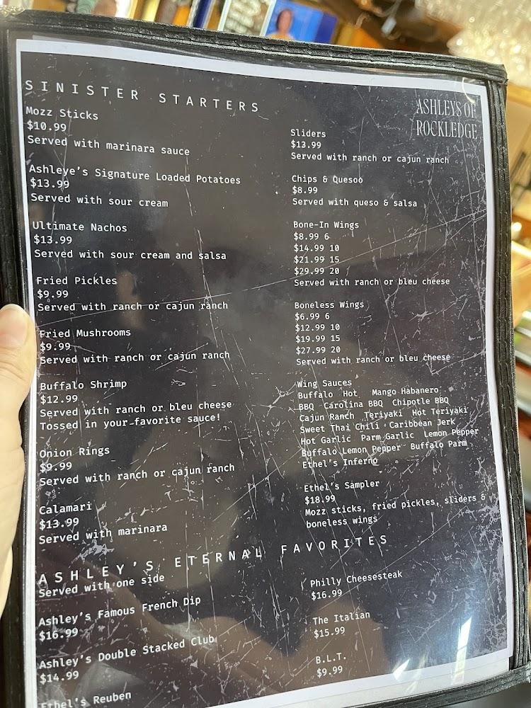 Ashley's of Rockledge Menu image 4